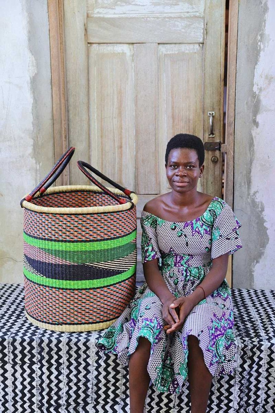 Bathroom + Laundry Baba Tree | Laundry Basket (Large) By Rahinatu Akelsiyine