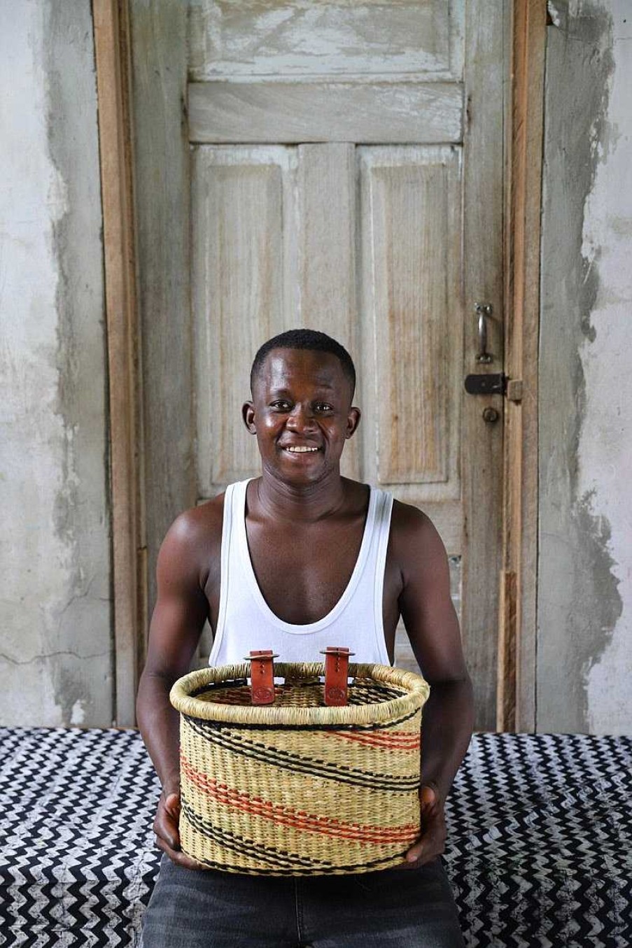 Popular Basket Baba Tree | Bicycle Basket (Large) By Abraham Akolgo