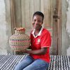Home Decor Baba Tree | Jemima 10 Cows Basket (Tiny) By Charity Atuah
