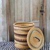Bathroom + Laundry Baba Tree | Laundry Basket With Lid (Small) By Isaac Asanga