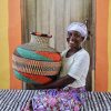 Home Decor Baba Tree | Jemima 10 Cows Basket By Atugtarikeh Nyaaba