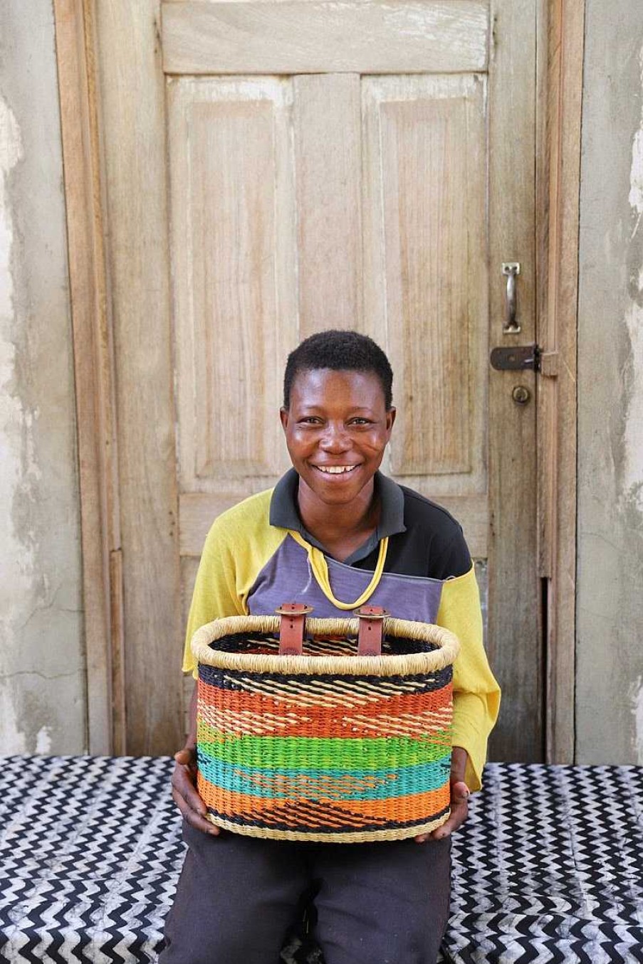 Popular Basket Baba Tree | Bicycle Basket (Large) By Akansingamah Abuah