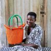 Shopping Baskets Baba Tree | Dip Dyed Nyariga Basket (Small) By Christiana Anaba