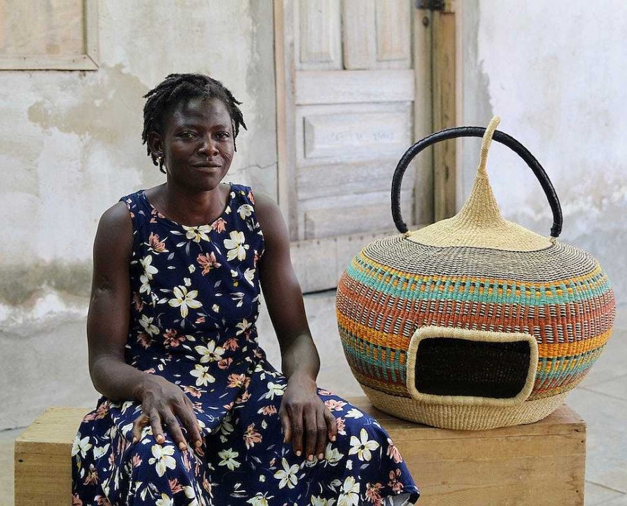 Popular Basket Baba Tree | Cat Bed (Double Weave) By Atipoka Akanobre