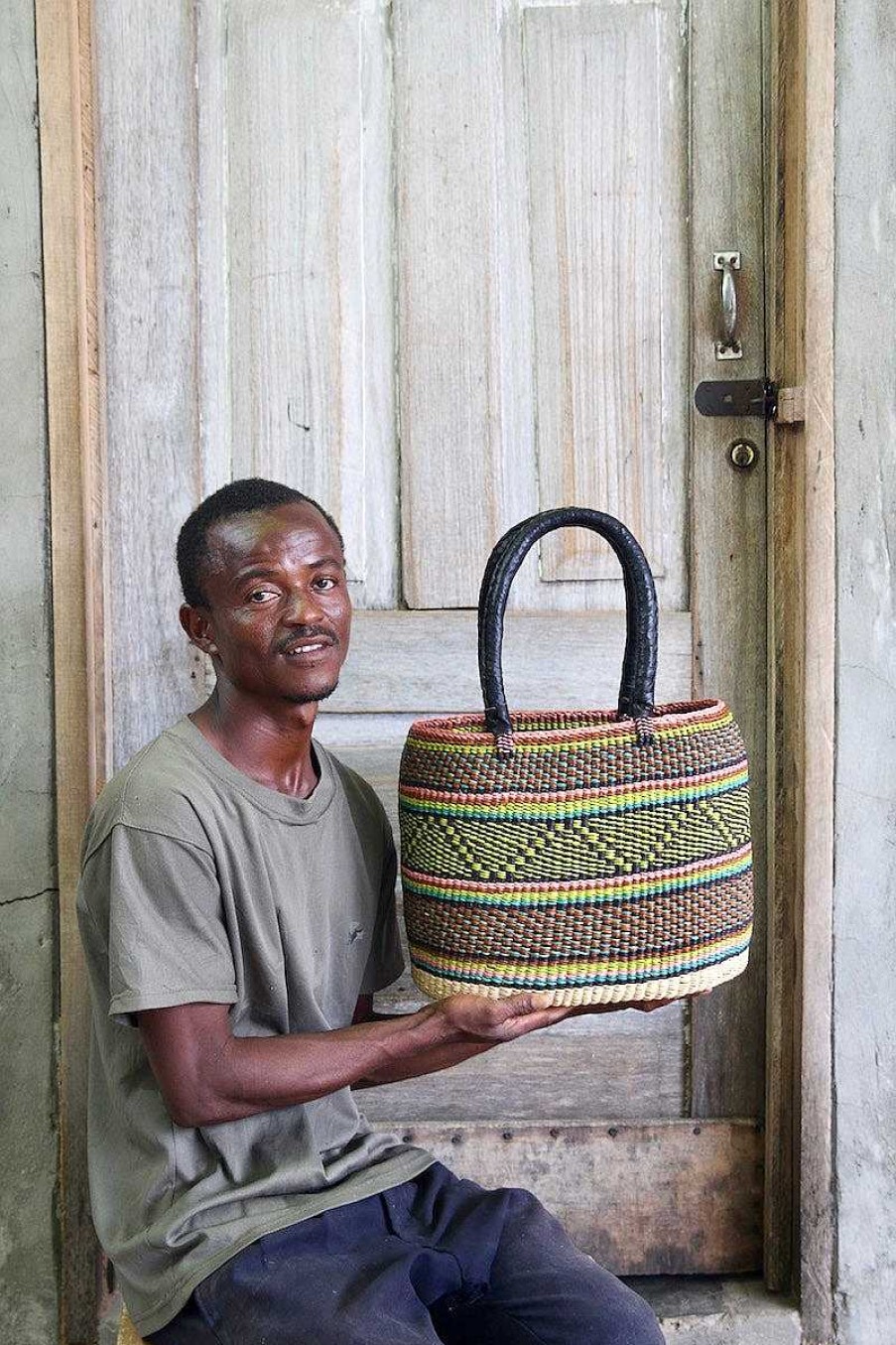 Basket Bags Baba Tree | Tapoh Basket By Benjamin Atiah