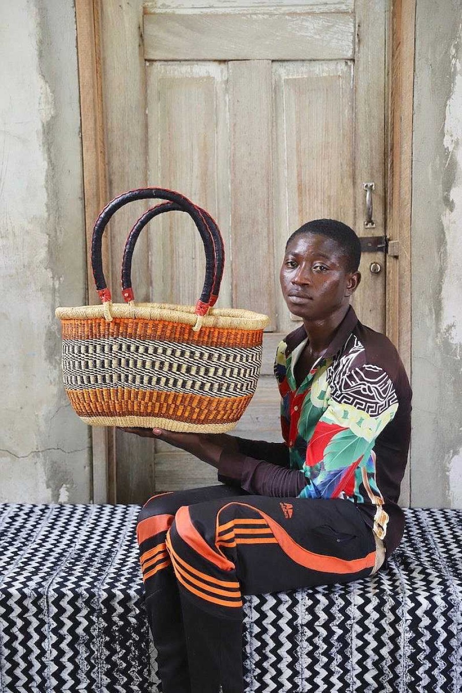 Shopping Baskets Baba Tree | Oval Basket (Medium) By Maclean "Mucre" Anafo