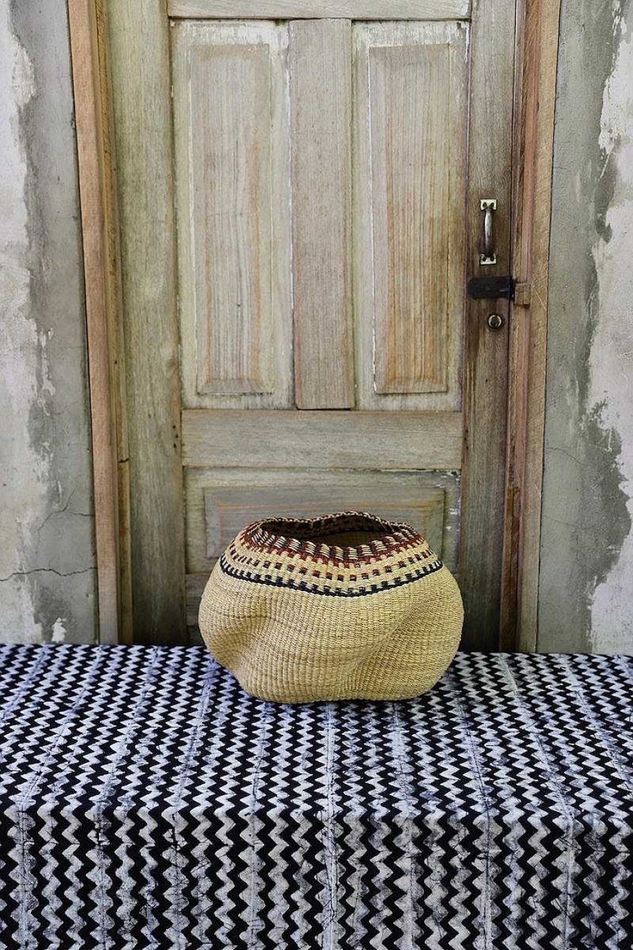 Planters + Flower Pots Baba Tree | A Pebble (Art Basket) By Mary Ayinbora