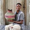 Home Decor Baba Tree | Jemima 10 Cows Basket (Tiny) By Awilo Anaba