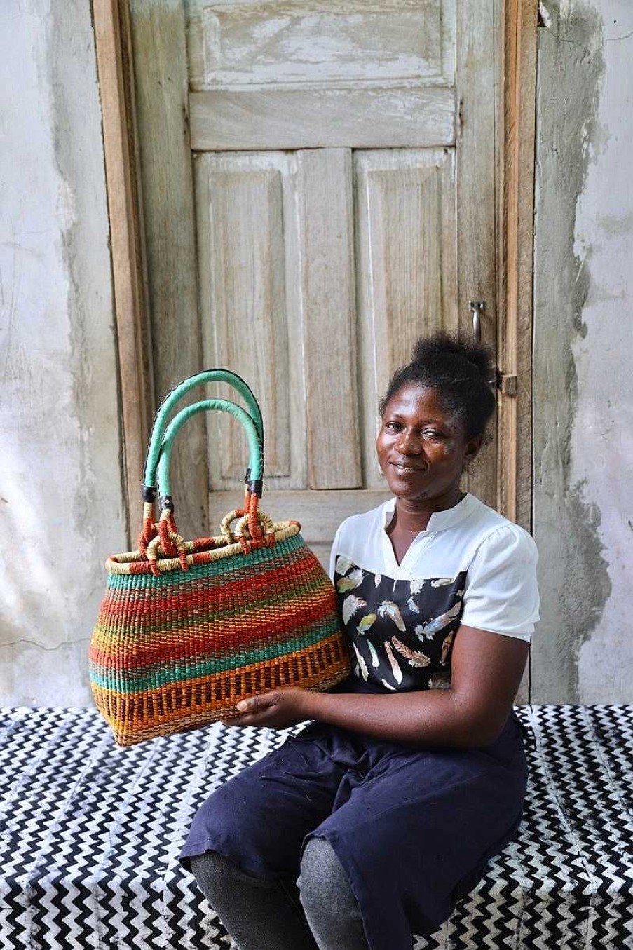 Basket Bags Baba Tree | Slim Line Shoulder Bag By Alahere Akuo