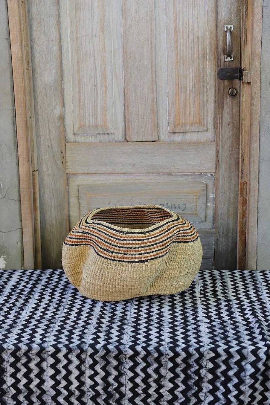 Planters + Flower Pots Baba Tree | A Pebble (Art Basket) By Martha "Power Angel" Anafo