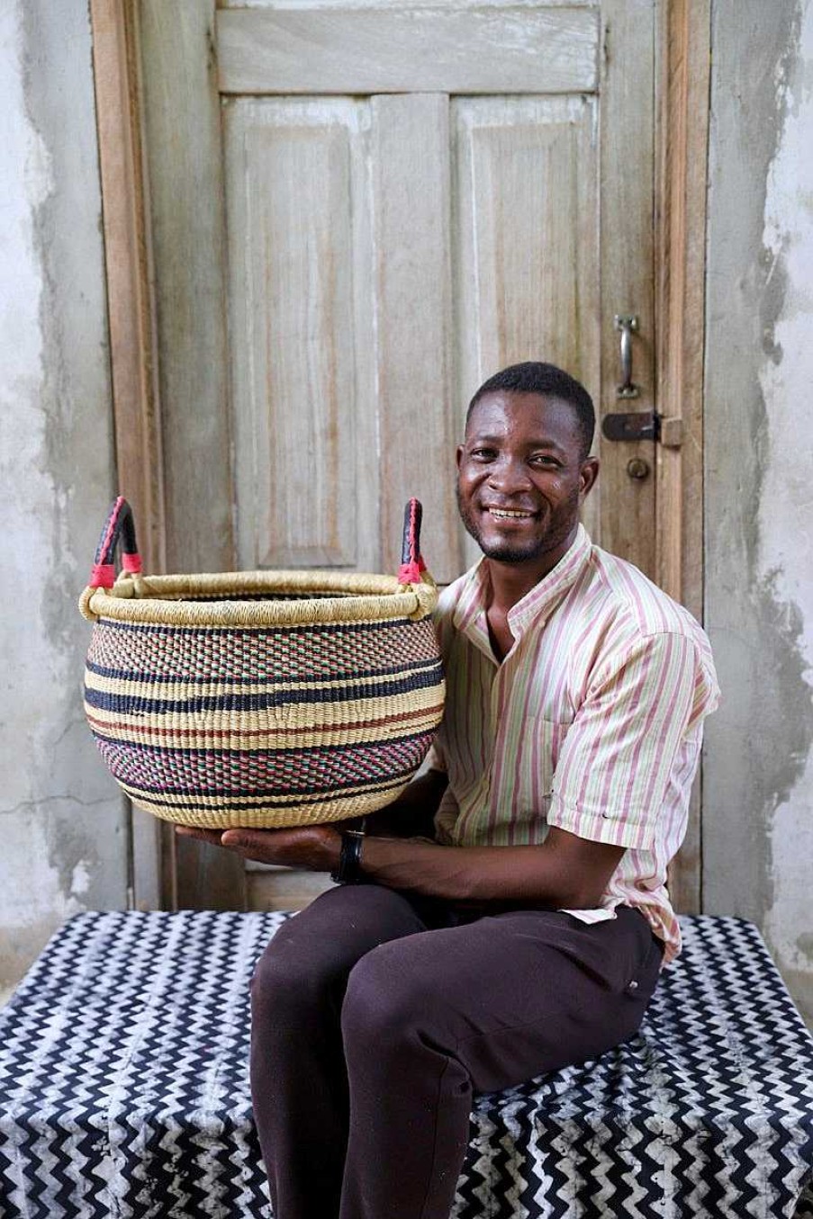 Bathroom + Laundry Baba Tree | Gbenka Storage Basket (Large) By Sampson "Action" Adombillah