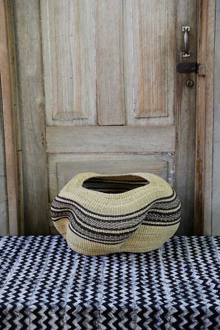 Planters + Flower Pots Baba Tree | A Pebble (Art Basket) By Martha "Power Angel" Anafo