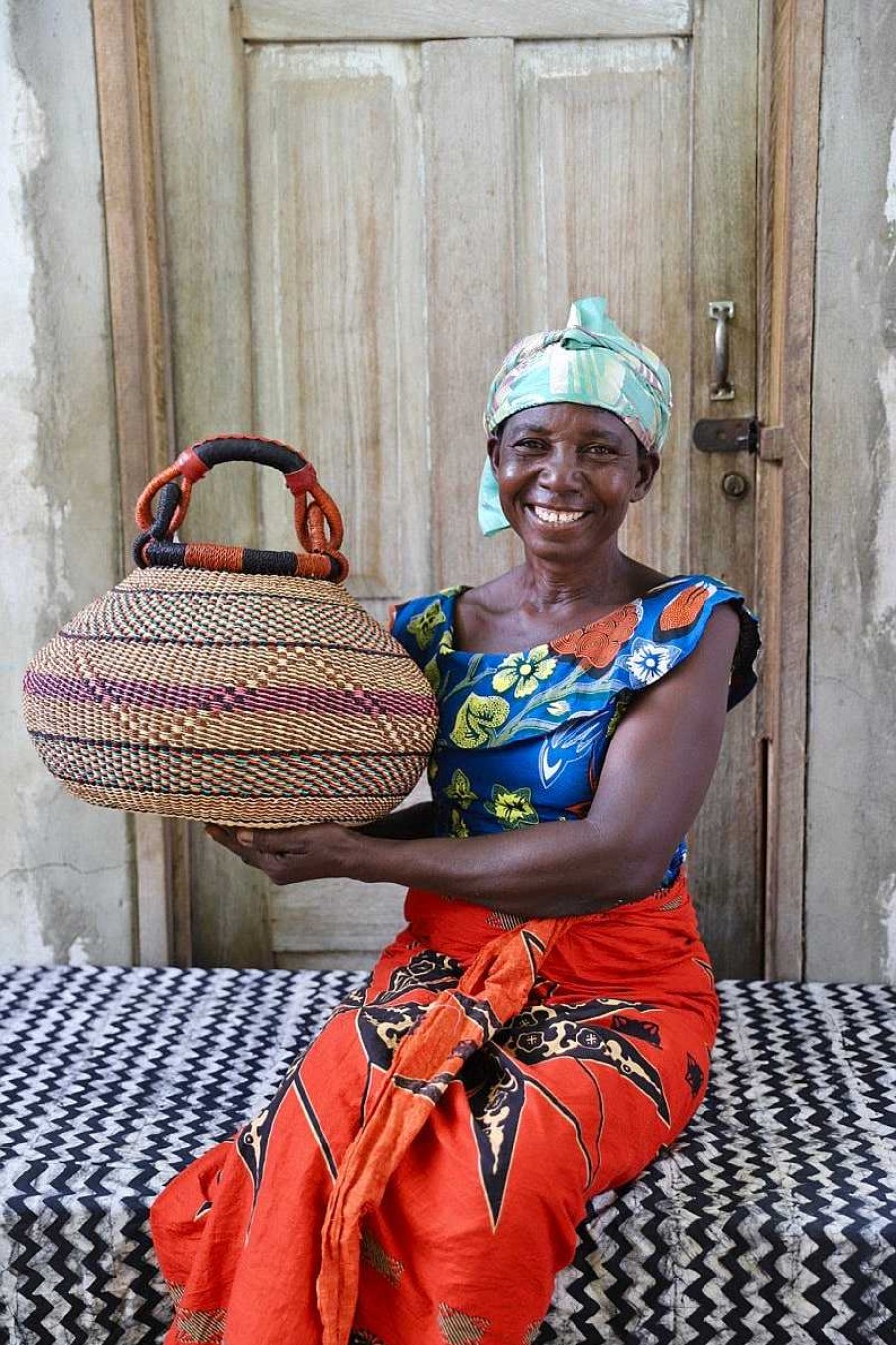 Home Decor Baba Tree | Pot Basket (Large) By Atugtarekeh Nyaaba