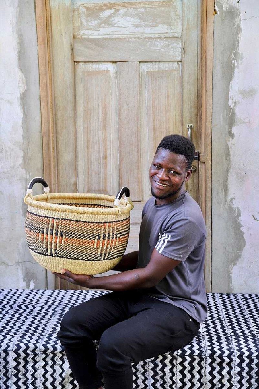 Bathroom + Laundry Baba Tree | Gbenka Storage Basket (Medium) By Atiah Asoba