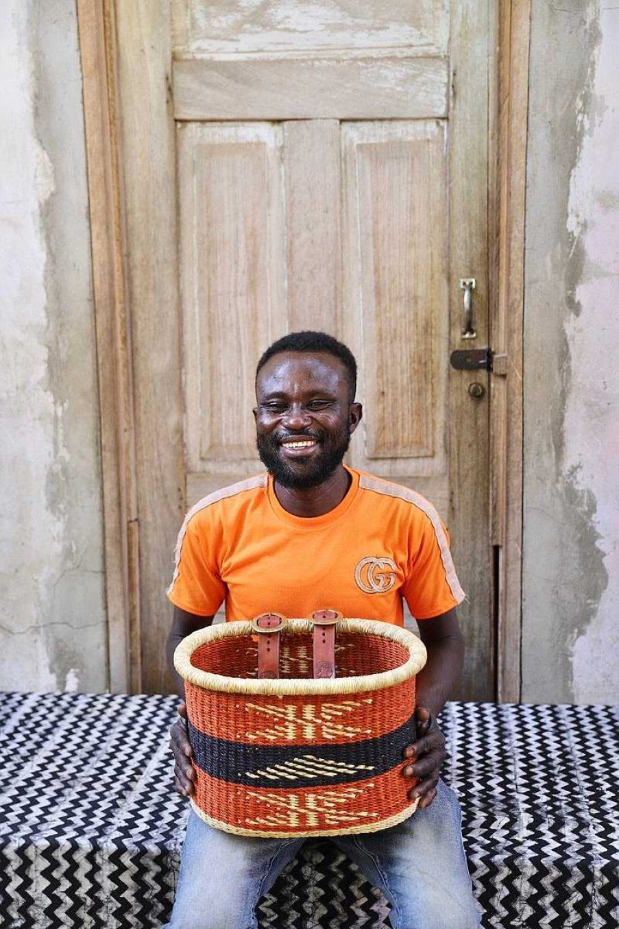 Popular Basket Baba Tree | Bicycle Basket (Large) By Isaac Asanga