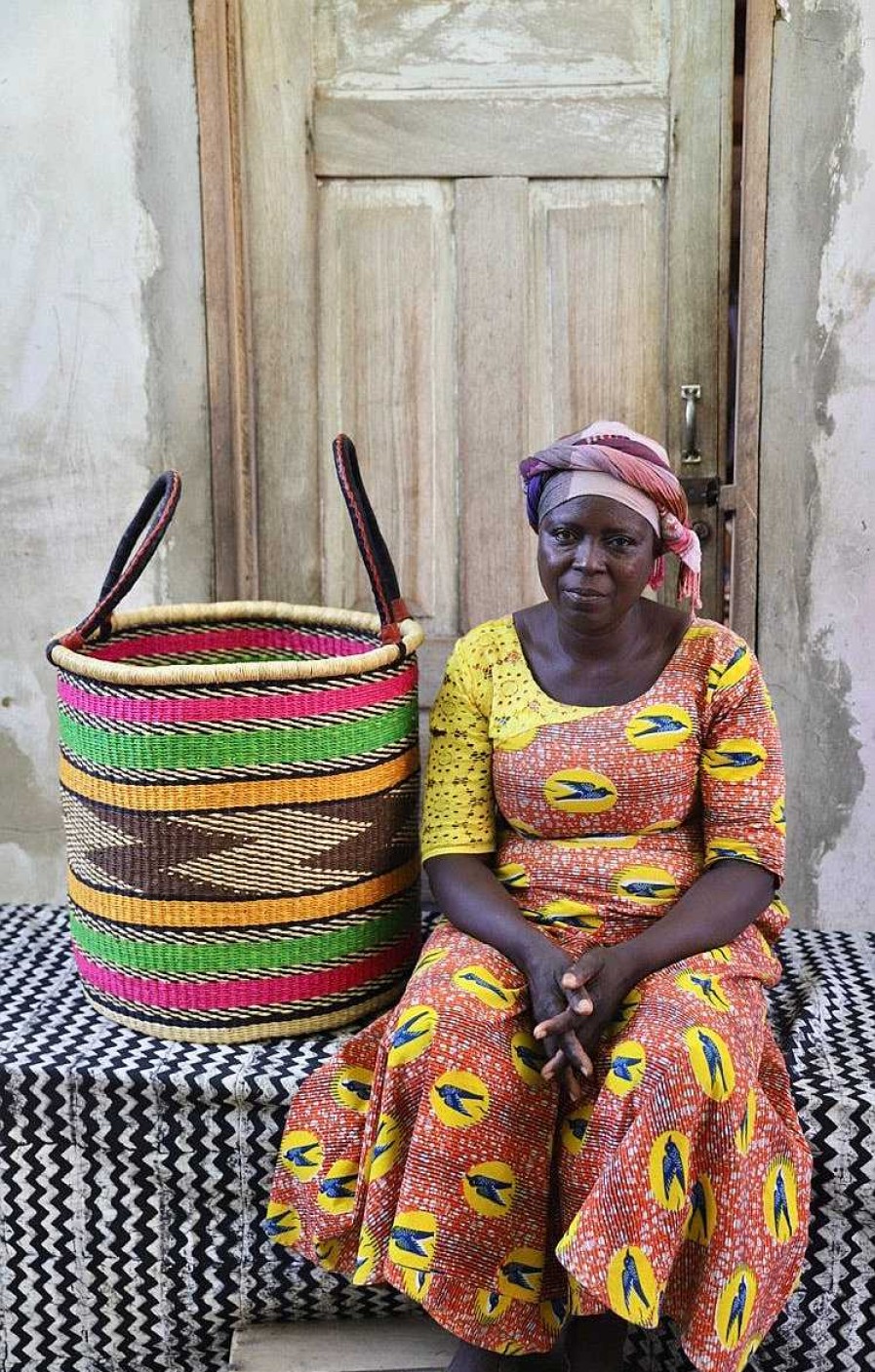 Bathroom + Laundry Baba Tree | Laundry Basket (Large) By Cynthia Nsoh