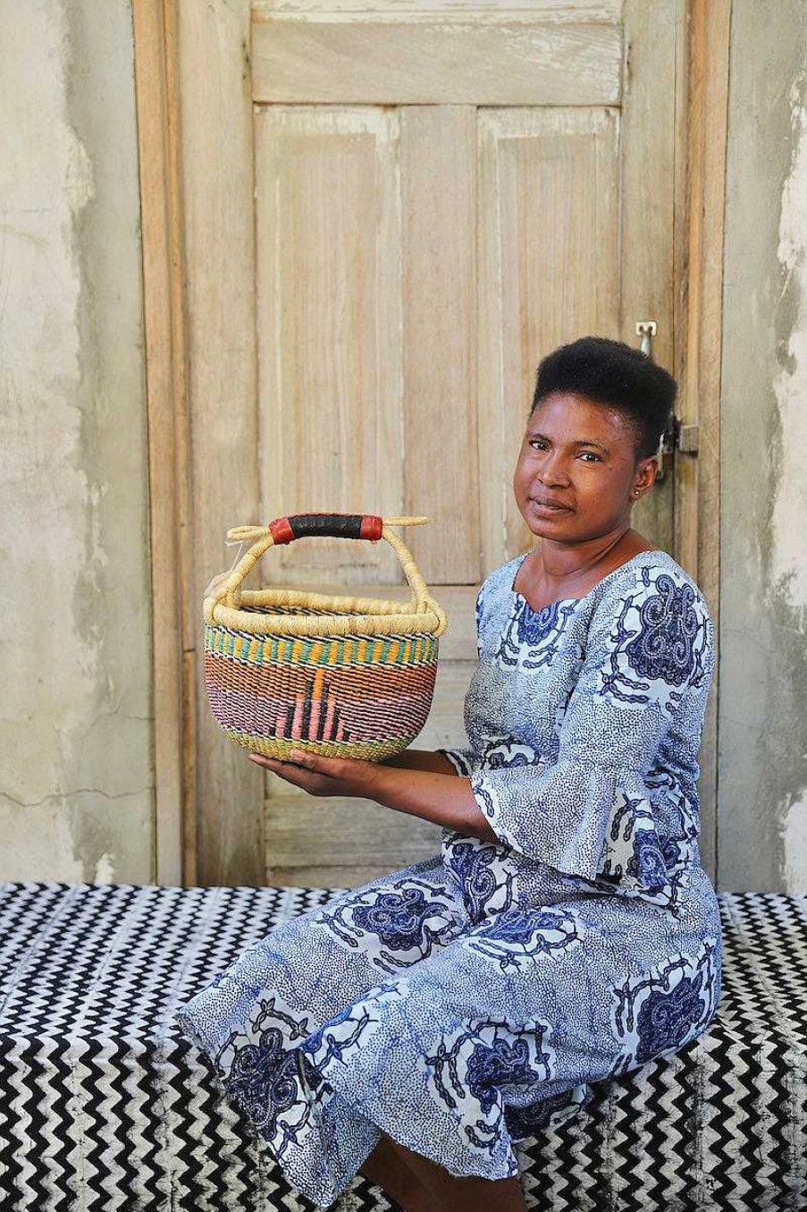 Kitchen + Dining Baba Tree | Market Basket (12" Round) By Afia Adukbillah