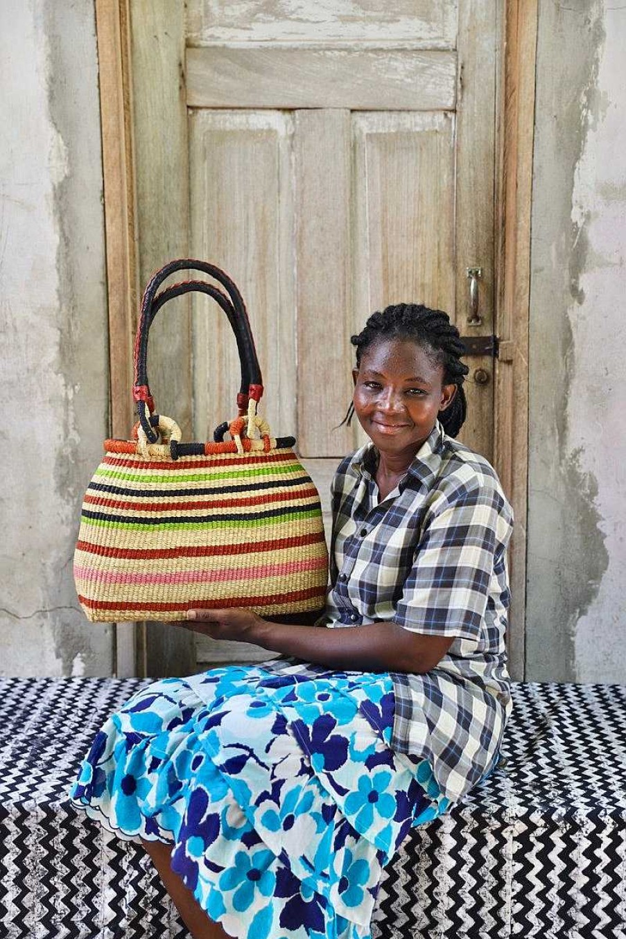 Basket Bags Baba Tree | Slim Line Shoulder Bag By Adukomah Atingalebya