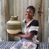 Home Decor Baba Tree | Jemima 10 Cows Basket (Tiny) By Selina Apasinore