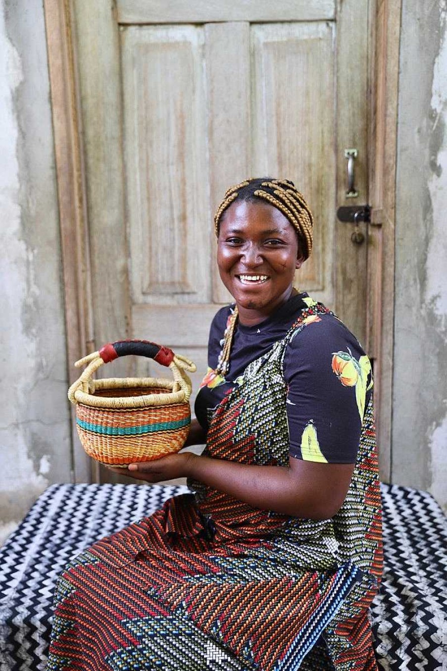 Kitchen + Dining Baba Tree | Basket ("8 Round) By Cynthia Ayariga