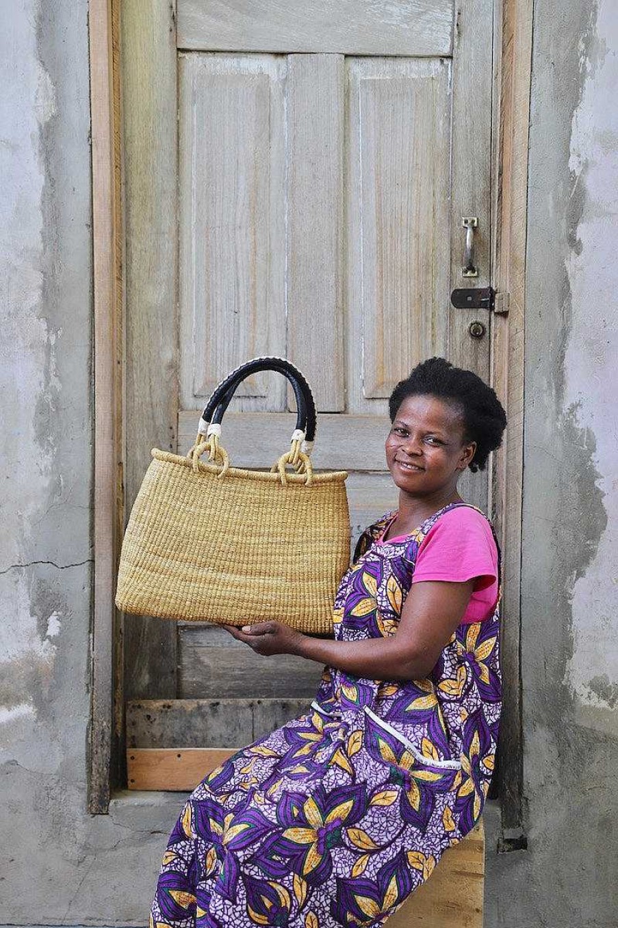 Basket Bags Baba Tree | Slim Line Shoulder Bag By Assibi Ayelma