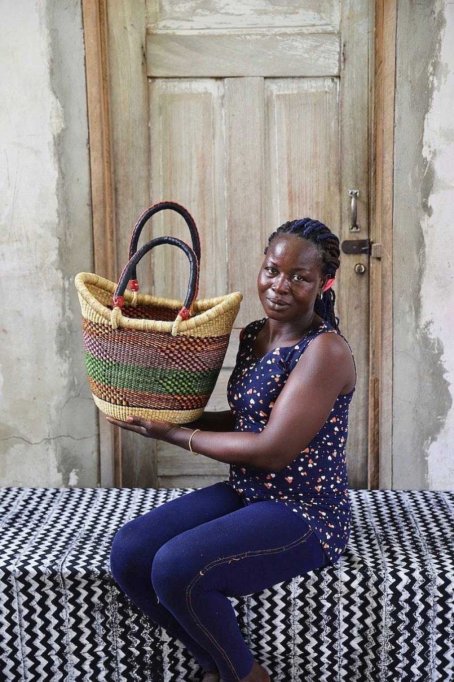 Shopping Baskets Baba Tree | Nyariga Basket (Medium) By Assibi Adombila