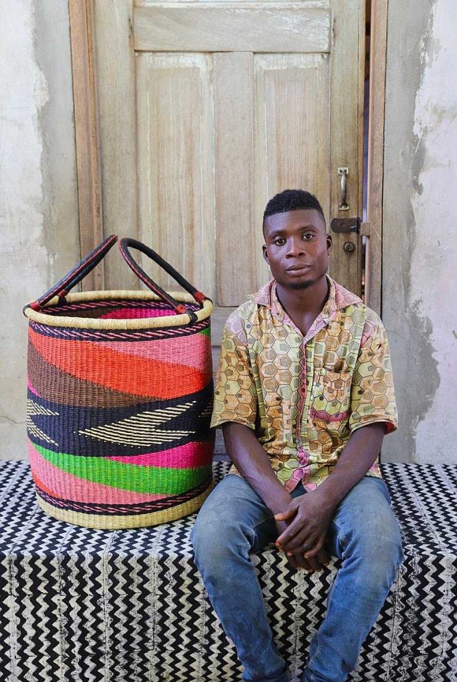 Bathroom + Laundry Baba Tree | Laundry Basket (Large) By Bukari Nyaaba