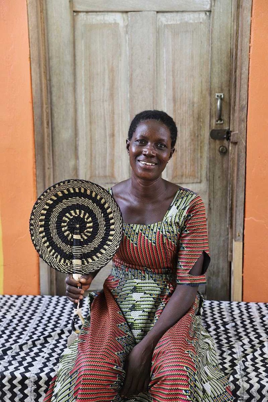 Wall Decor Baba Tree | Circular Fan By Linda Ayamga