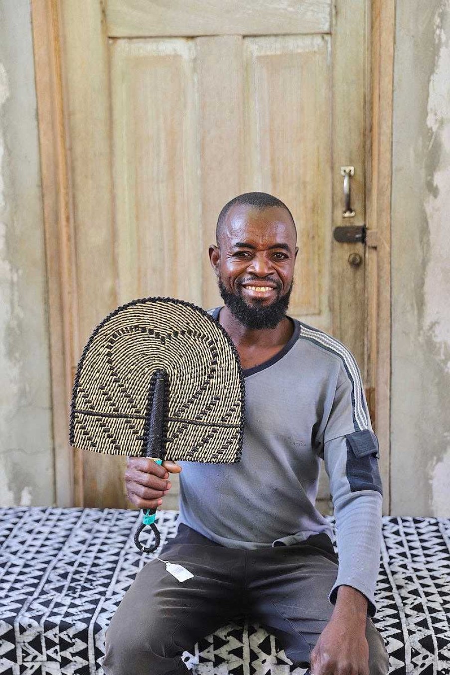 Wall Decor Baba Tree | Handwoven Fan - By Kwesi Apana