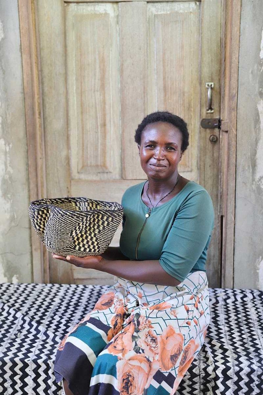 Kitchen + Dining Baba Tree | Pakurigo Wave Basket (Tiny) By Asakiloro "Madame 1000" Aduko