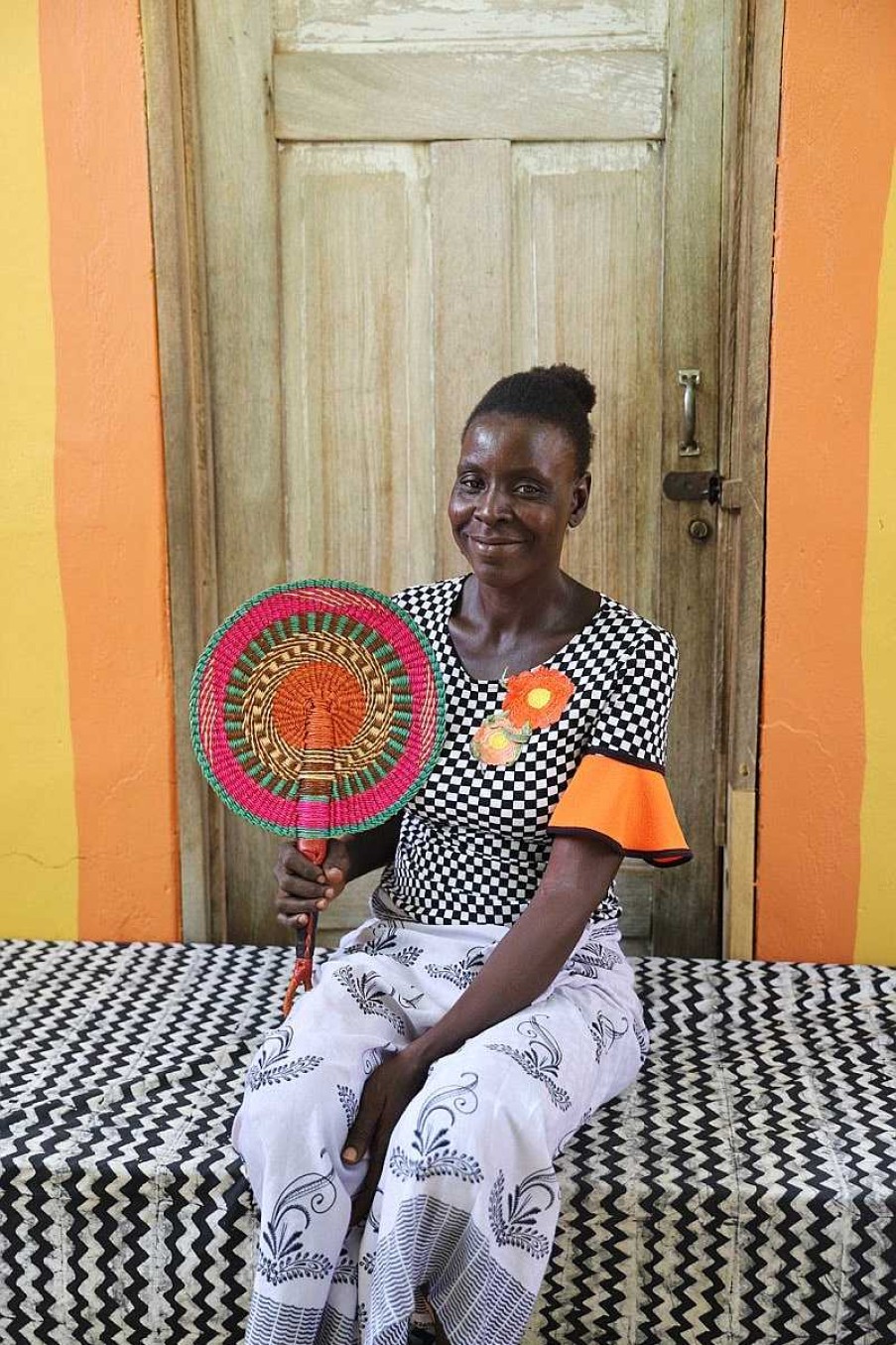 Wall Decor Baba Tree | Circular Fan By Asokiyine Adongo