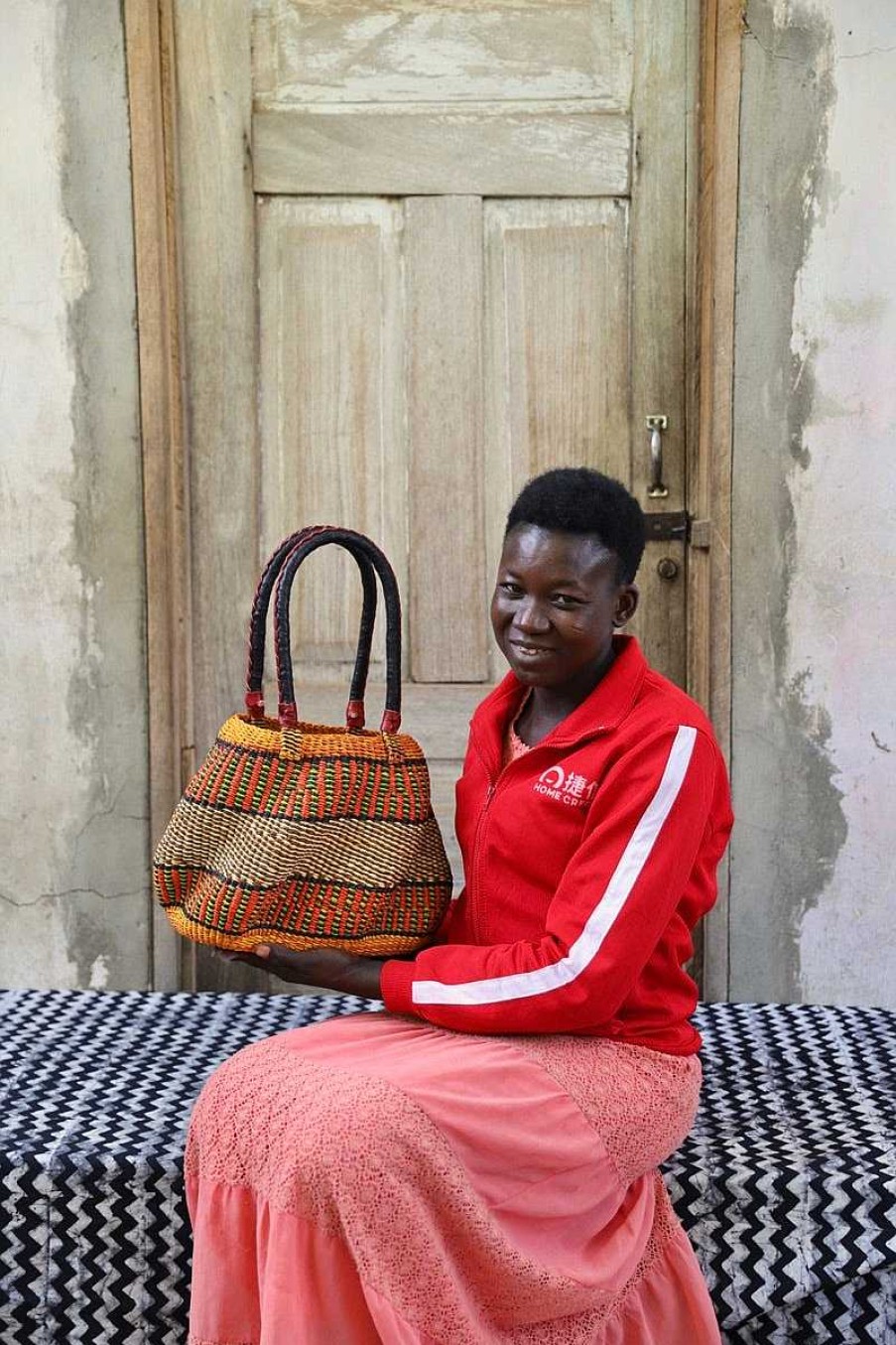 Basket Bags Baba Tree | Stay Flow Deluxe Woven Handbag (Large) By Christiana Anaba
