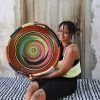 Kitchen + Dining Baba Tree | Woven Tray - Double Weave (Medium) By Faustina Abeene