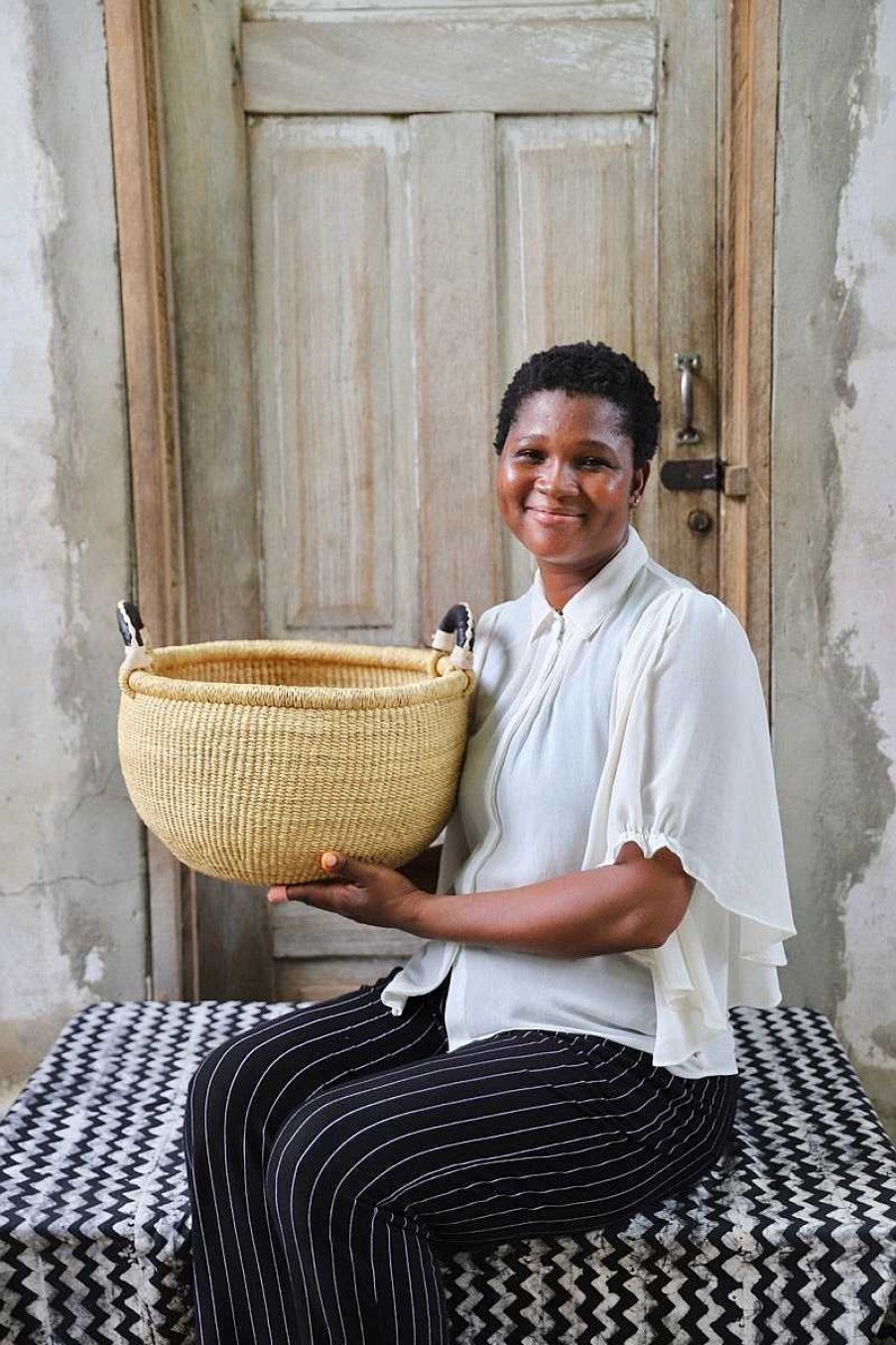 Bathroom + Laundry Baba Tree | Gbenka Storage Basket (Large) By Mary Ayinbora