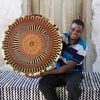 Kitchen + Dining Baba Tree | Woven Tray - Single Weave (Large) By Cletus Apaweo