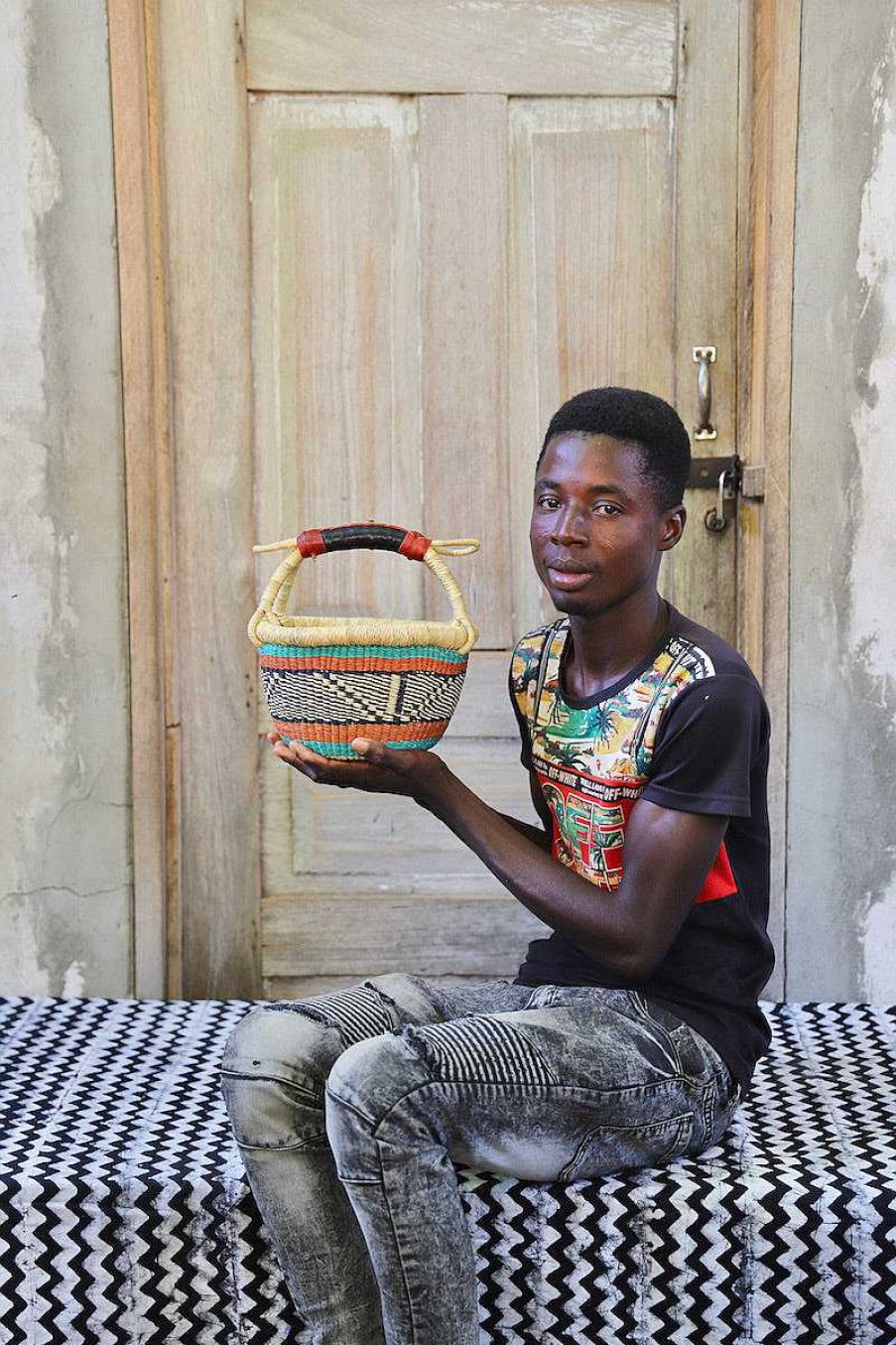 Kitchen + Dining Baba Tree | Market Basket (10" Round) By Simon Asaah
