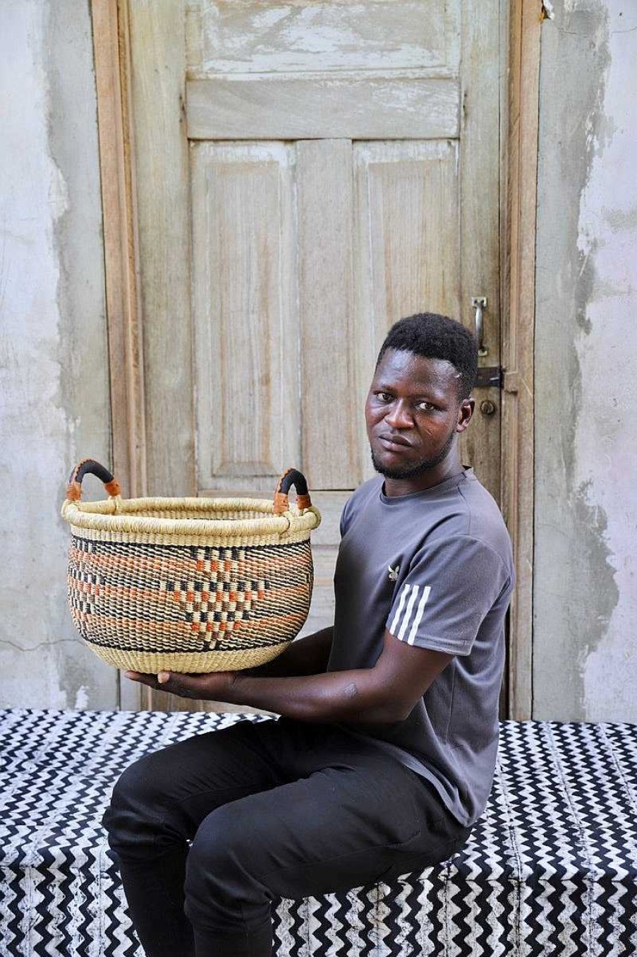 Bathroom + Laundry Baba Tree | Gbenka Storage Basket (Medium) By Atiah Asoba