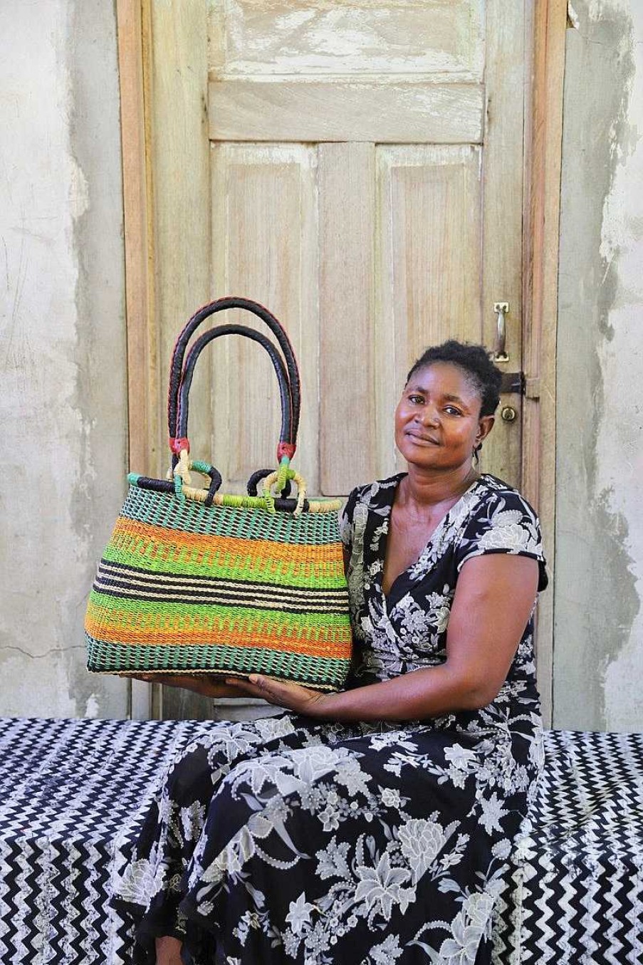 Basket Bags Baba Tree | Slim Line Shoulder Bag By Selina Aposinore