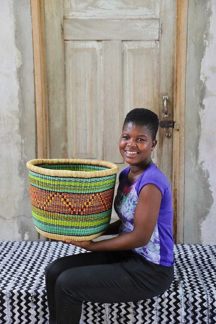 Planters + Flower Pots Baba Tree | Flower Pot (Large) By Martha Adongo