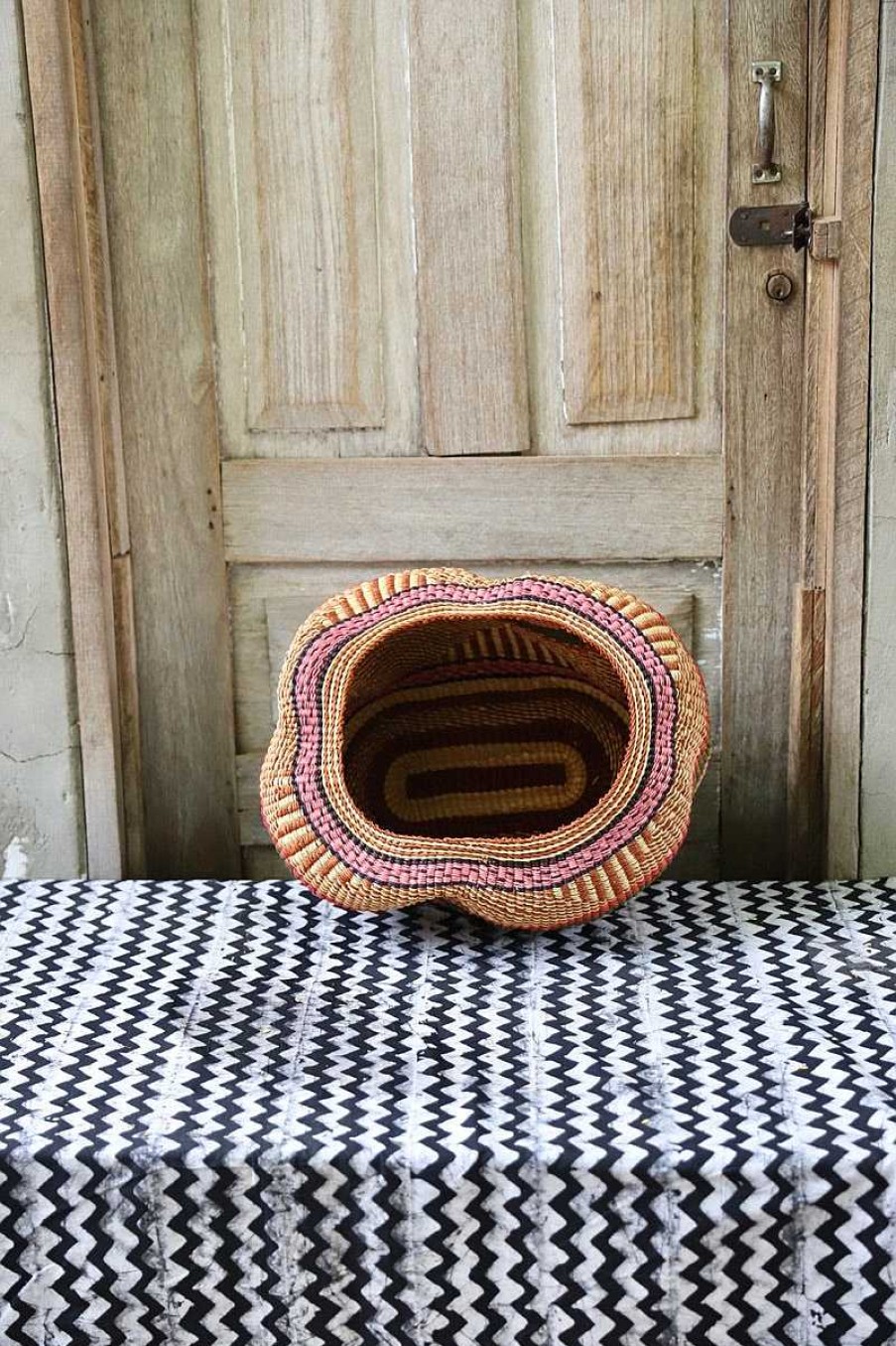 Planters + Flower Pots Baba Tree | A Pebble (Art Basket) By Assibi Abagna
