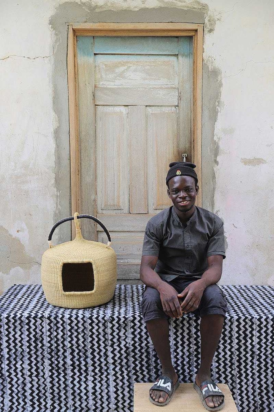Popular Basket Baba Tree | Cat Bed (Double Weave) By Kwame Ayine