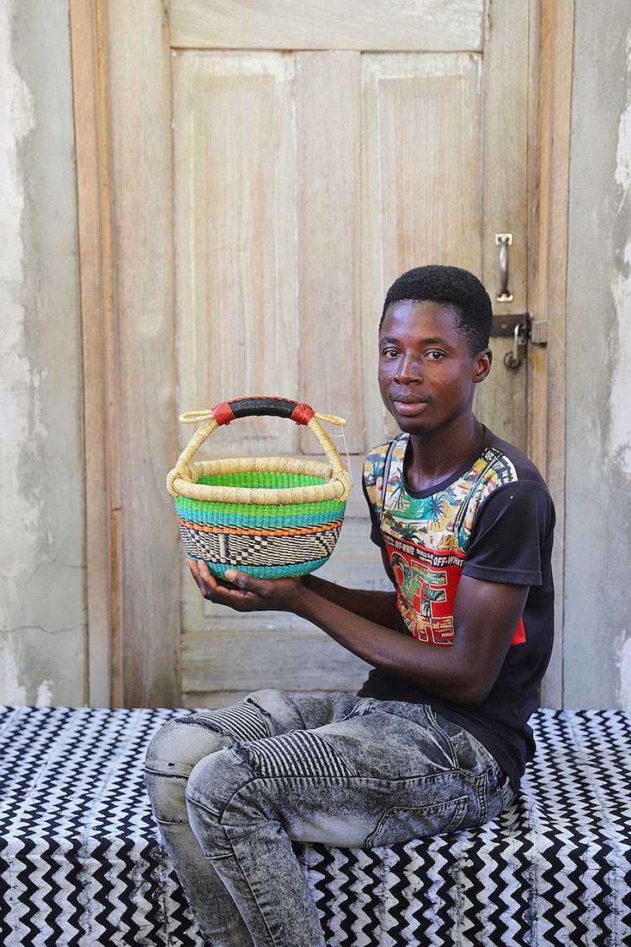 Kitchen + Dining Baba Tree | Market Basket (10" Round) By Simon Asaah