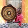 Kitchen + Dining Baba Tree | Woven Tray - Double Weave (Large) By Nsohbillah Alagbona