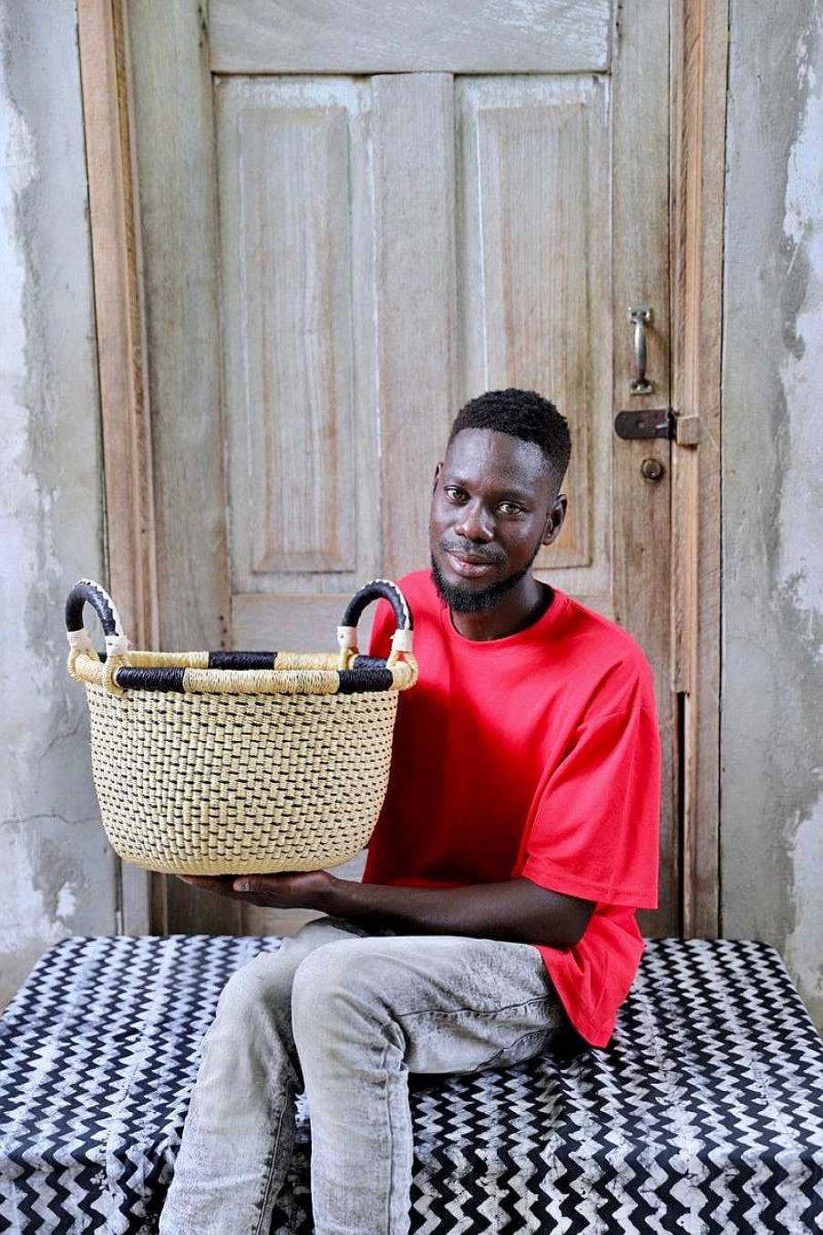 Bathroom + Laundry Baba Tree | Gbenka Storage Basket (Medium) By Atiah "Body" Akolgo