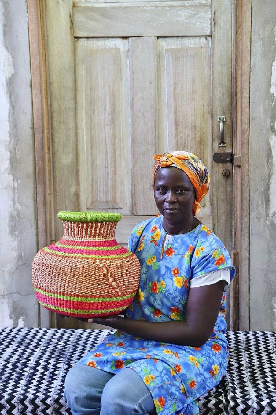 Home Decor Baba Tree | Jemima 10 Cows Basket (Tiny) By Atule Abunga