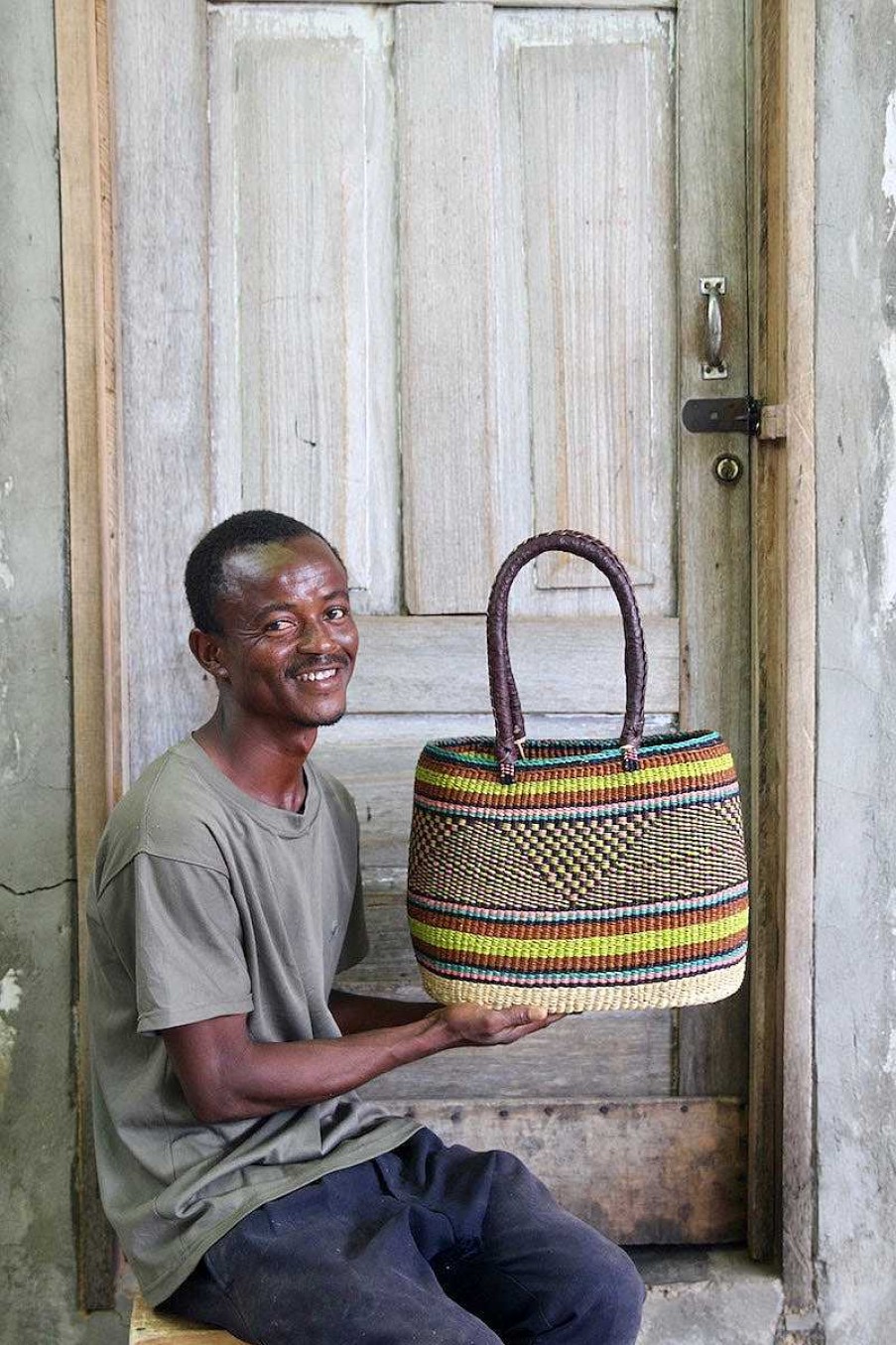 Basket Bags Baba Tree | Tapoh Basket By Benjamin Atiah