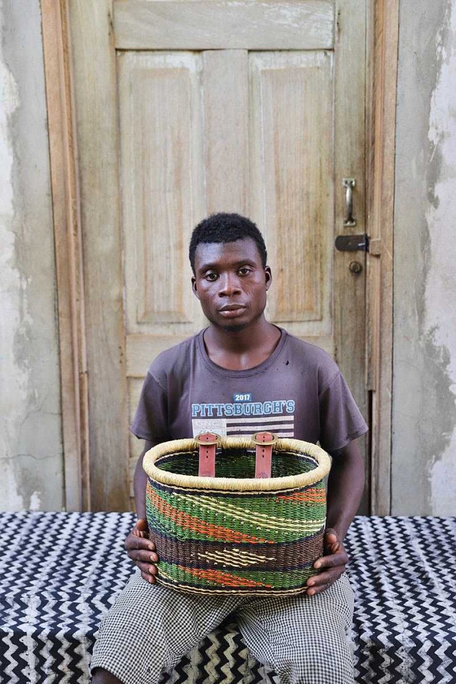 Popular Basket Baba Tree | Bicycle Basket (Large) By Nyaaba Aberiga Bukari