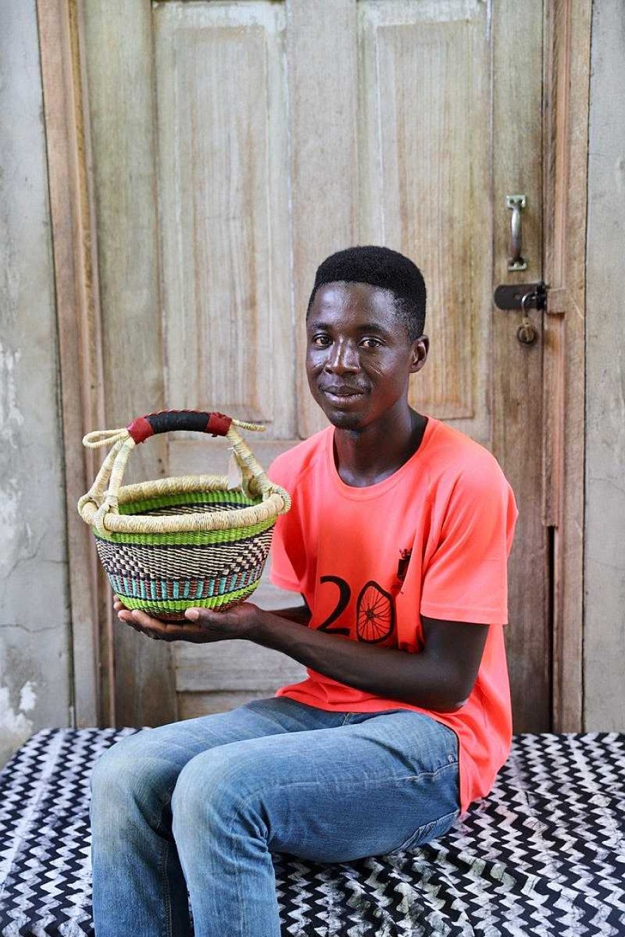 Kitchen + Dining Baba Tree | Market Basket (10" Round) By Simon Asaah