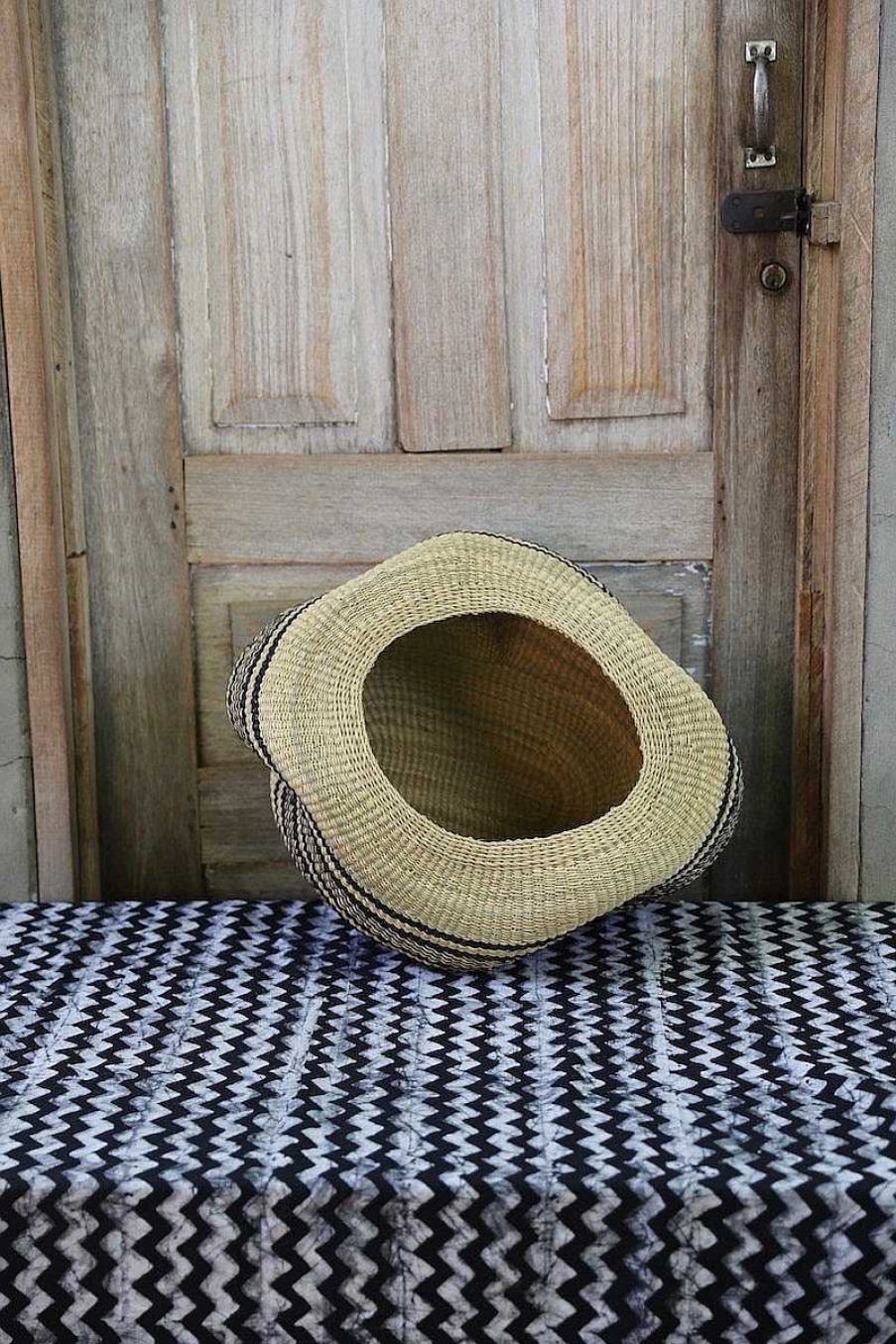 Planters + Flower Pots Baba Tree | A Pebble (Art Basket) By Martha "Power Angel" Anafo