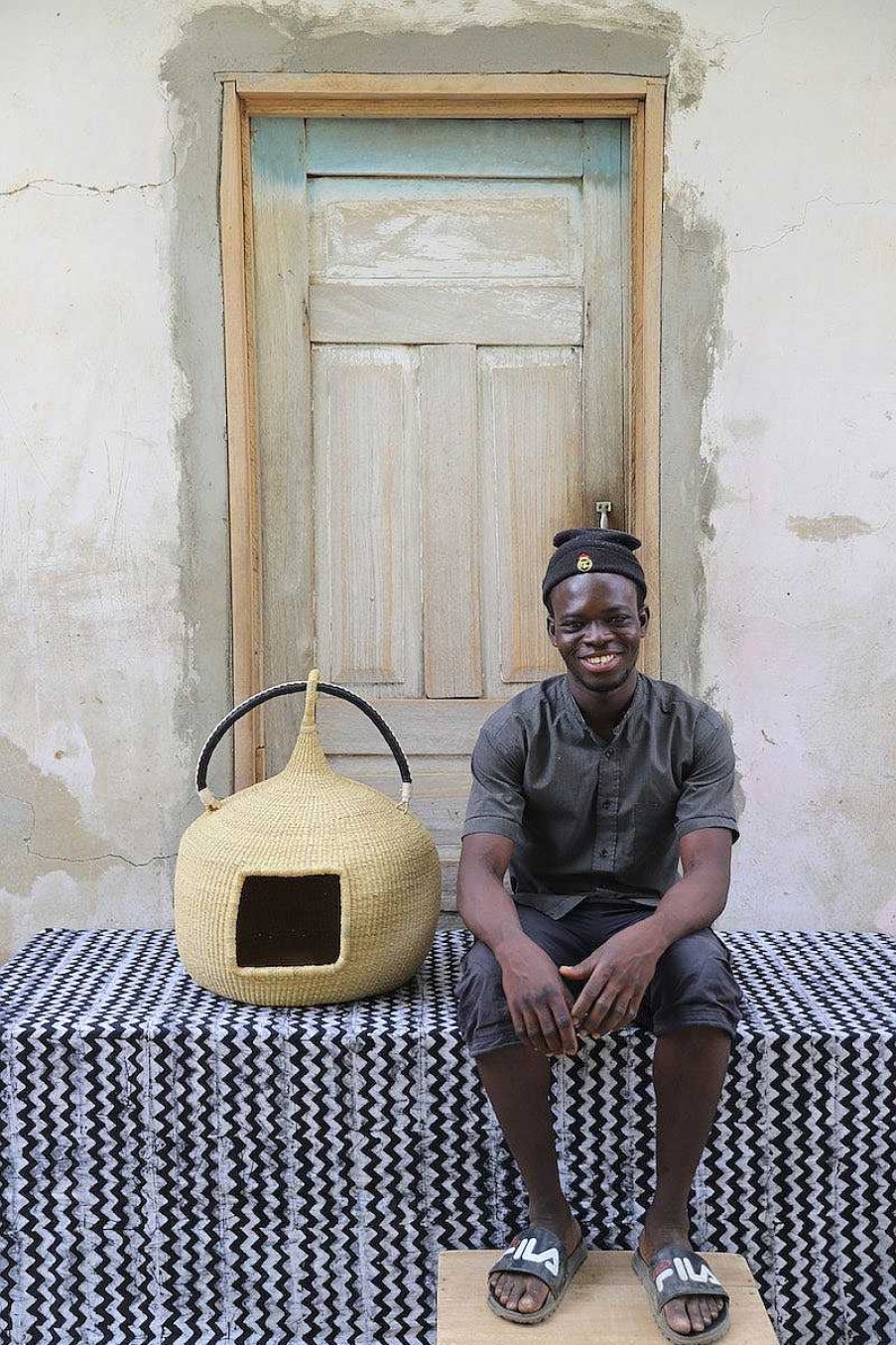 Popular Basket Baba Tree | Cat Bed (Double Weave) By Kwame Ayine